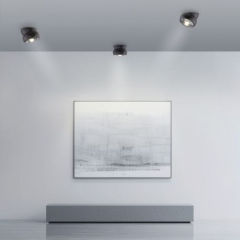 Paul Neuhaus-PURE Move Φωτιστικό Οροφής & Τοίχου LED, Μαύρο Pearl Dimmable ΚΩΔ.-SL6235-18