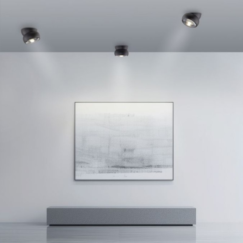 Paul Neuhaus-PURE Move Φωτιστικό Οροφής & Τοίχου LED, Μαύρο Pearl Dimmable ΚΩΔ.-SL6235-18