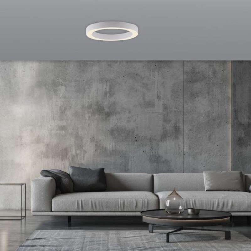 Paul Neuhaus-PURE Lines Round Φωτιστικό Οροφής LED, Λευκό, 35cm Dimmable ΚΩΔ.-SL6310-16