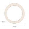 Paul Neuhaus-PURE Lines Round Φωτιστικό Οροφής  LED, Diamond Aluminium Ø35 cm Dimmable ΚΩΔ.-SL6310-95