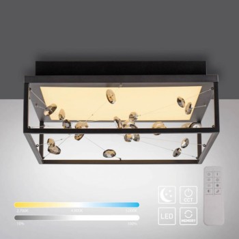 Paul Neuhaus-SKINA Φωτιστικό Οροφής  LED, Μαύρο ΚΩΔ.-SL6547-18