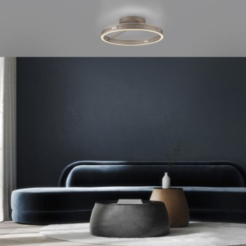 Paul Neuhaus-PURE Loop Φωτιστικό Οροφής LED, Bronze Dimmable ΚΩΔ.-SL6552-97