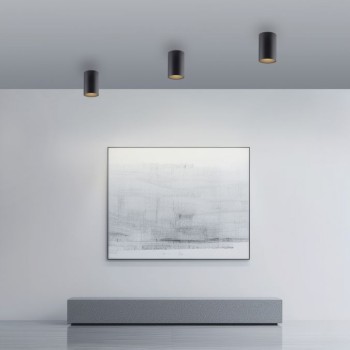 Paul Neuhaus-PURE Point Φωτιστικό Οροφής LED IP44, Dimmable Black Pearl ΚΩΔ.-6749-18