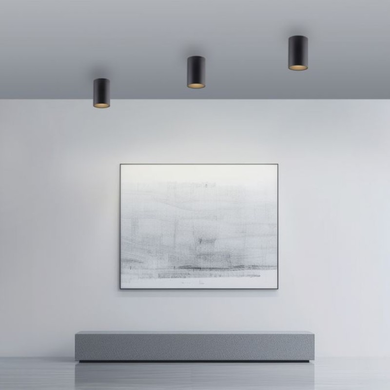 Paul Neuhaus-PURE Point Φωτιστικό Οροφής LED IP44, Dimmable Black Pearl ΚΩΔ.-6749-18
