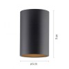 Paul Neuhaus-PURE Point Φωτιστικό Οροφής LED IP44, Dimmable Black Pearl ΚΩΔ.-6749-18