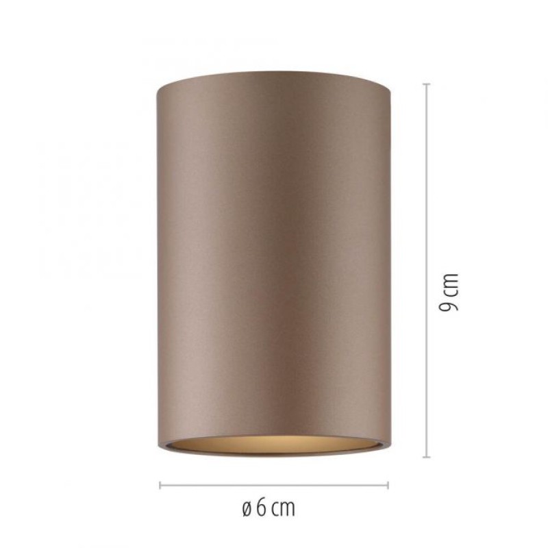 Paul Neuhaus-PURE Point Φωτιστικό Οροφής LED IP44, Dimmable Bronze ΚΩΔ.-SL6749-97