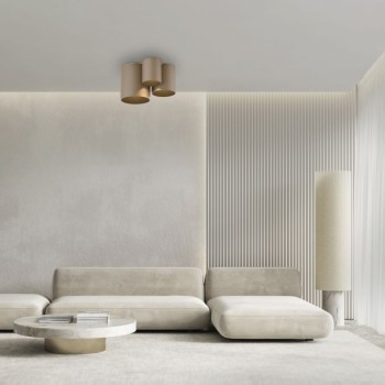 Paul Neuhaus-PURE Point Φωτιστικό Οροφής LED IP44, Dimmable Bronze ΚΩΔ.-SL6750-97