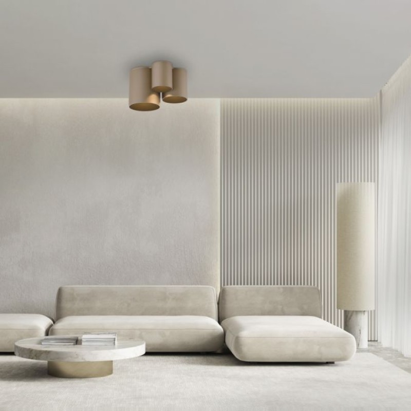 Paul Neuhaus-PURE Point Φωτιστικό Οροφής LED IP44, Dimmable Bronze ΚΩΔ.-SL6750-97