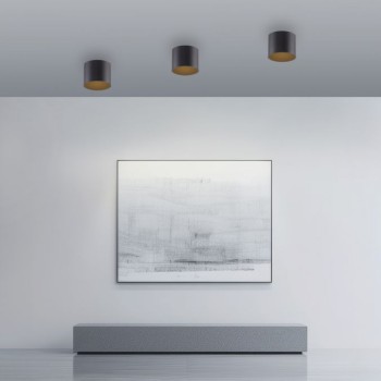 Paul Neuhaus-PURE Point Φωτιστικό Οροφής LED IP44, Dimmable Black Pearl ΚΩΔ.-SL6761-18