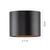 Paul Neuhaus-PURE Point Φωτιστικό Οροφής LED IP44, Dimmable Black Pearl ΚΩΔ.-SL6761-18