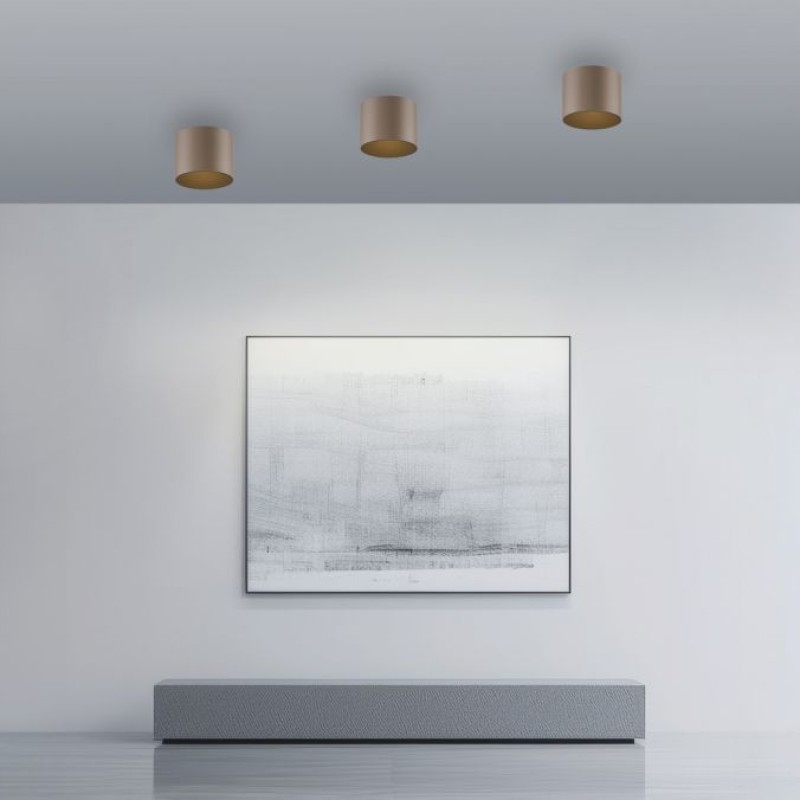 Paul Neuhaus-PURE Point Φωτιστικό Οροφής LED IP44, Dimmable Bronze ΚΩΔ.-SL6761-97