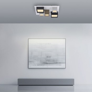 Paul Neuhaus-PURE Manhattan Φωτιστικό Οροφής LED, Dimmable Multicolor 36W ΚΩΔ.-SL6934-70