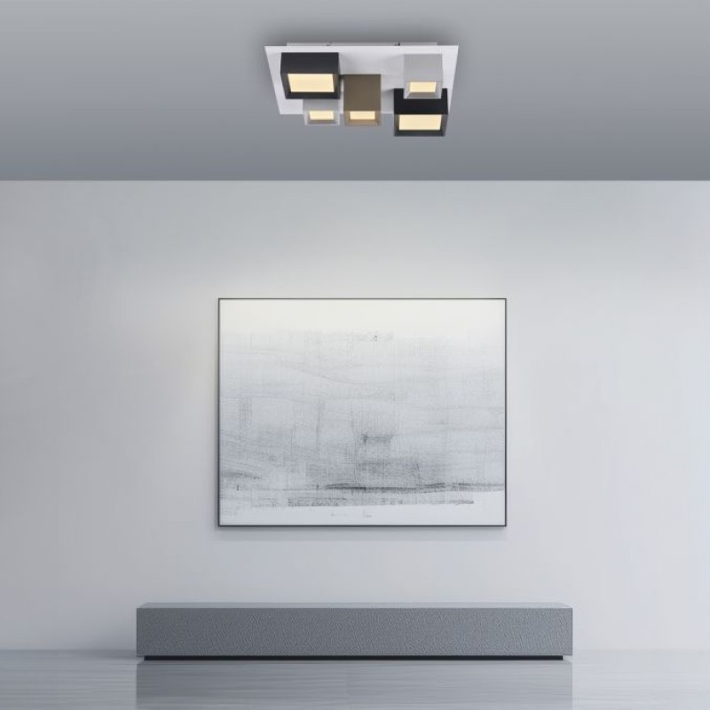 Paul Neuhaus-PURE Manhattan Φωτιστικό Οροφής LED, Dimmable Multicolor 36W ΚΩΔ.-SL6934-70