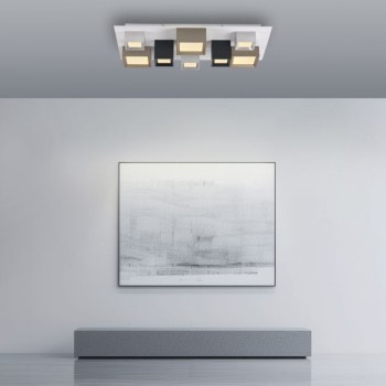 Paul Neuhaus-PURE Manhattan Φωτιστικό Οροφής LED, Dimmable Multicolor 52W ΚΩΔ.-SL6937-70
