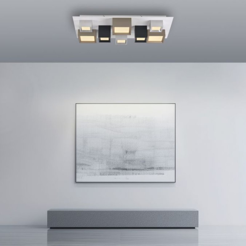 Paul Neuhaus-PURE Manhattan Φωτιστικό Οροφής LED, Dimmable Multicolor 52W ΚΩΔ.-SL6937-70