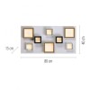 Paul Neuhaus-PURE Manhattan Φωτιστικό Οροφής LED, Dimmable Multicolor 52W ΚΩΔ.-SL6937-70