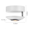 Paul Neuhaus-PURE Oculis Φωτιστικό Οροφής LED Snow Dimmable με TronicDimmer ΚΩΔ.-SL9051-16