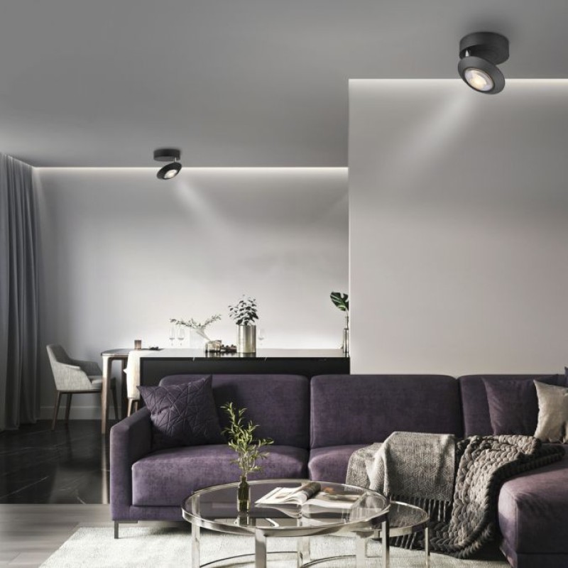 Paul Neuhaus-PURE Oculis Φωτιστικό Οροφής LED Black Pearl Dimmable με TronicDimmer ΚΩΔ.-SL9051-18