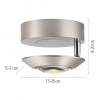 Paul Neuhaus-PURE Oculis Φωτιστικό Οροφής LED Diamond Dimmable με TronicDimmer ΚΩΔ.-SL9051-95