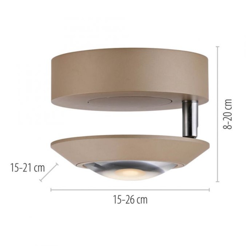 Paul Neuhaus-PURE Oculis Φωτιστικό Οροφής LED Bronze Dimmable ΚΩΔ.-SL9051-97