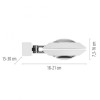 Paul Neuhaus-PURE Oculis Επιτοίχιο Φωτιστικό LED Snow Dimmable ΚΩΔ.-SL9052-16