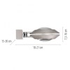 Paul Neuhaus-PURE Oculis Φωτιστικό Τοίχου LED Diamond Dimmable ΚΩΔ.-SL9052-95