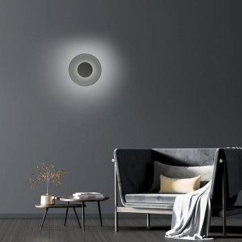 Paul Neuhaus-PURE Moon Επιτοίχιο φωτιστικό LED, γκρι ΚΩΔ.-SL9594-15