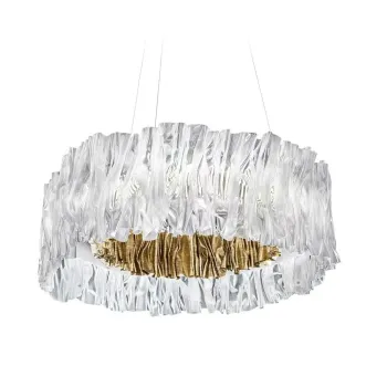 SLAMP-Accordeon Κρεμαστό Φωτιστικό 57x20x140cm Gold ΚΩΔ.-ACRSM00GLD01T27NMTEU