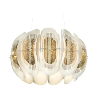 SLAMP-Fiordlys Round Φωτιστικό Οροφής Κρεμαστό 56x33cm Gold ΚΩΔ.-FRDSM00GLD01T00ROUEU