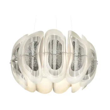 SLAMP-Fiordlys Round Φωτιστικό Κρεμαστό 56x33cm Silver ΚΩΔ.-FRDSM00SLV01T00ROUEU