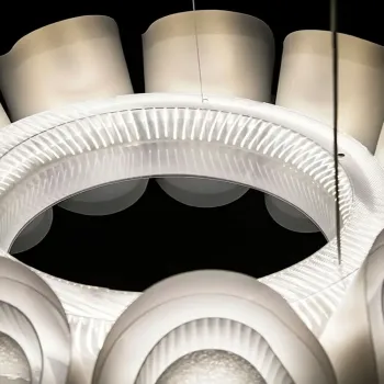 SLAMP-Fiordlys Round Φωτιστικό Κρεμαστό 56x33cm White ΚΩΔ.-FRDSM00WHT01T00ROUEU