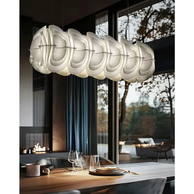 SLAMP-Fiordlys Linear Φωτιστικό Κρεμαστό 90x26x33cm White ΚΩΔ.-FRDSXXLWHT01T00LINEU