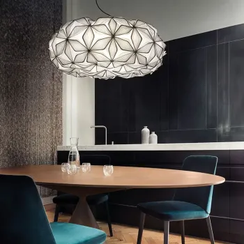 SLAMP-C'est La Vie Medium Κρεμαστό Φωτιστικό E27 LED 53x26cm Black ΚΩΔ.-LAVSM00CEB01B00000EU