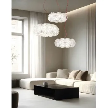 SLAMP-C'est La Vie Medium Κρεμαστό Φωτιστικό E27 53x26cm White ΚΩΔ.-LAVSM00CEW01R00000EU