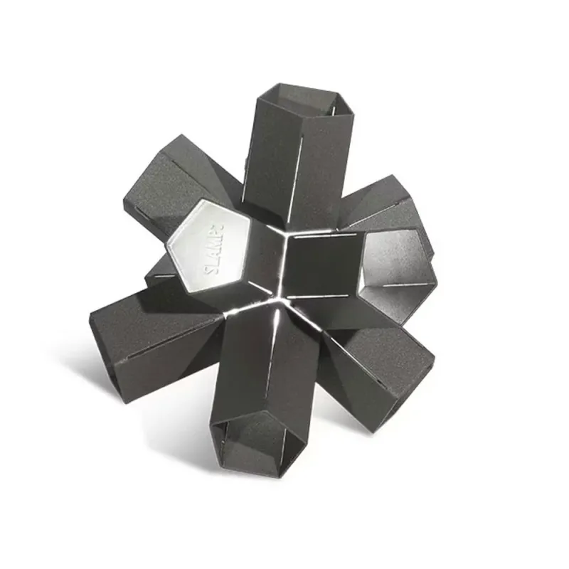 SLAMP-Bang Small Φωτιστικό Δαπέδου - Τοίχου 22x22x20cm IP65 Anthracite ΚΩΔ.-BNGYS00ANT000LDOUDEU