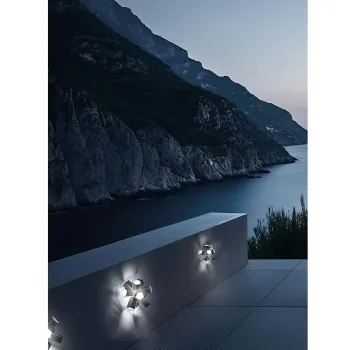 SLAMP-Bang Small Φωτιστικό Δαπέδου - Τοίχου 22x22x20cm IP65 Anthracite ΚΩΔ.-BNGYS00ANT000LDOUDEU