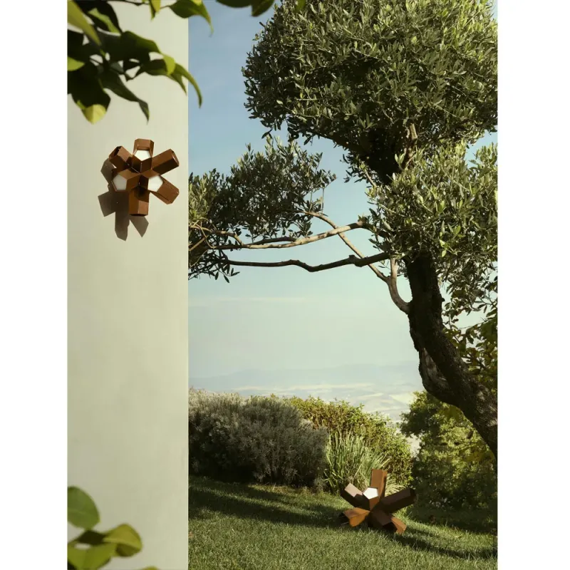 SLAMP-Bang Small Φωτιστικό Δαπέδου - Τοίχου 22x22x20cm IP65 Corten ΚΩΔ.-BNGYS00CRT000LDOUDEU
