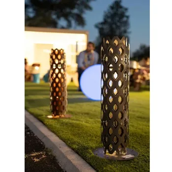 SLAMP-Charlotte Φωτιστικό Δαπέδου 14x63cm IP65 Anthracite ΚΩΔ.-CHRBM00ANT000LDOUDEU