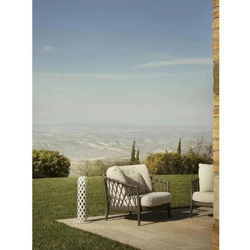 SLAMP-Charlotte Φωτιστικό Δαπέδου 14x63cm IP65 Light Grey ΚΩΔ.-CHRBM00LGR000LDOUDEU