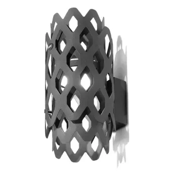 SLAMP-Charlotte Φωτιστικό Τοίχου 18x14x28cm IP65 Anthracite ΚΩΔ.-CHRWM00ANT000LDOUDEU