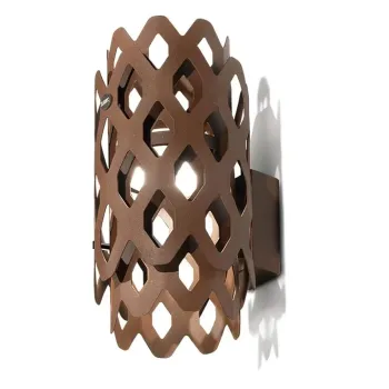 SLAMP-Charlotte Φωτιστικό Τοίχου 18x14x28cm IP65 Corten ΚΩΔ.-CHRWM00CRT000LDOUDEU