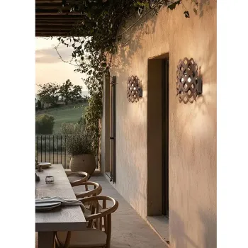 SLAMP-Charlotte Φωτιστικό Τοίχου 18x14x28cm IP65 Corten ΚΩΔ.-CHRWM00CRT000LDOUDEU