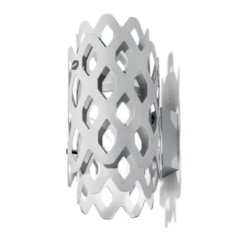 SLAMP-Charlotte Φωτιστικό Τοίχου 18x14x28cm IP65 Light Grey ΚΩΔ.-CHRWM00LGR000LDOUDEU