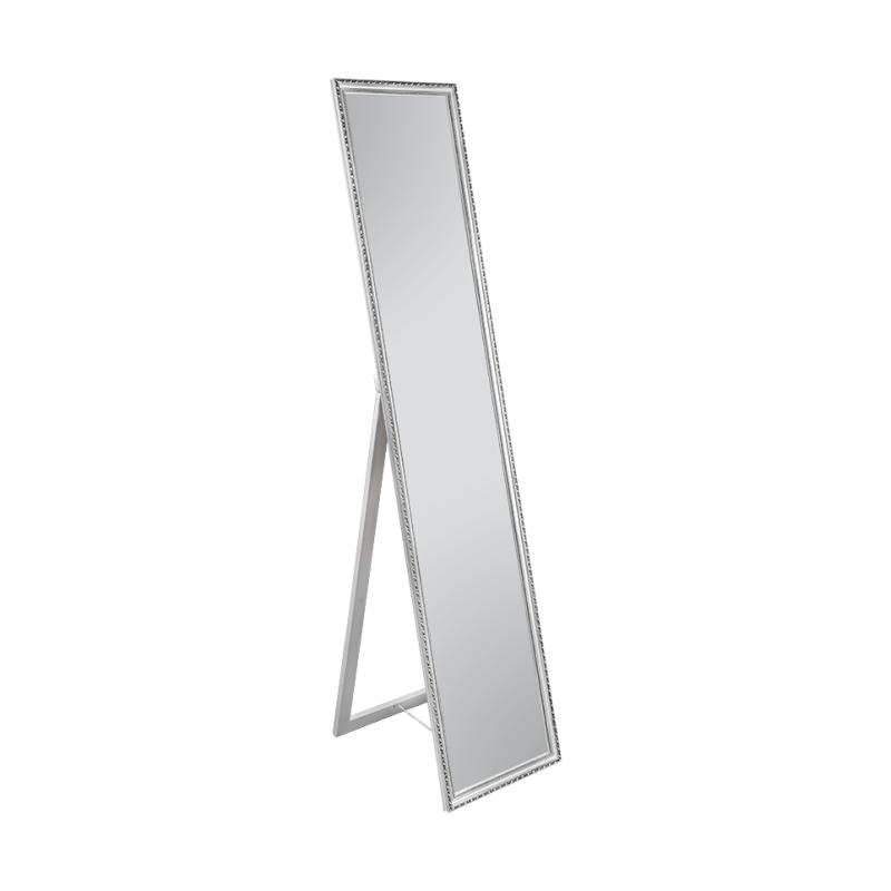 Mirrors & More - LORELEY Καθρέπτης Δαπέδου 34x160cm Ασημί Ξύλινος