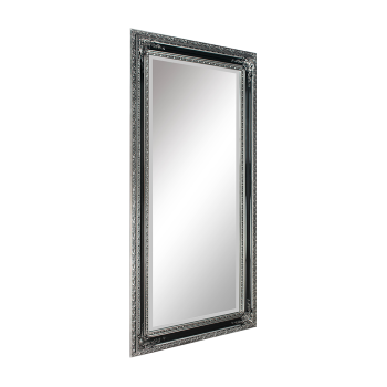 Mirrors & More - LARA Faceted Καθρέπτης 100x200cm Μαύρο & Ασημί
