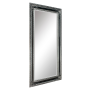Mirrors & More - LARA Faceted Καθρέπτης 100x200cm Μαύρο & Ασημί