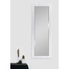 Mirrors & More - Καθρέφτης Τοίχου AMY 50x150cm Λευκό Χρώμιο 