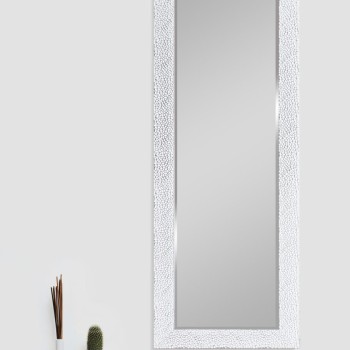 Mirrors & More - Καθρέφτης Τοίχου AMY 50x150cm Λευκό Χρώμιο 