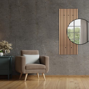 Mirrors & More - Καθρέφτης με Πλαίσιο BRITT 70x70cm Μαύρος