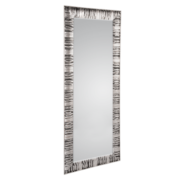 Mirrors & More - NADJA Faceted Καθρέπτης 90x190cm Μαύρο & Ασημί